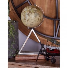 Captivating Stainless Steel PVC Wood Globe   565541571